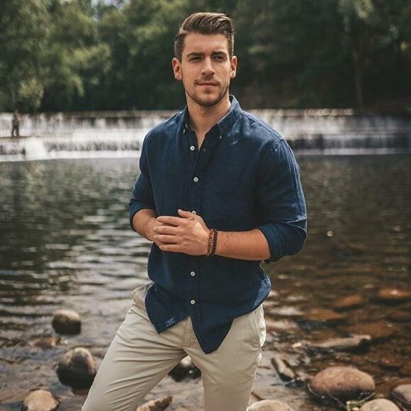 ORBIT/MUZE COLLECTION TIMBER BRACELET 8MM - Picture 2 of 2